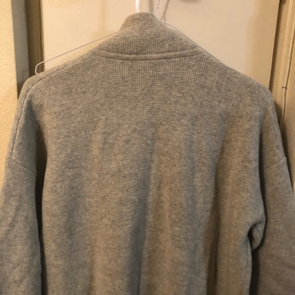 madewell gray Spencer Sweater-Coat sz s - Picture 5 of 8